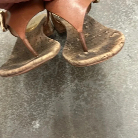 Michael kors brown  leather sandals - Picture 3 of 7